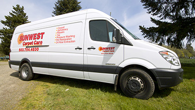 Sunwest Carpet Care Van